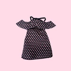 ☆Barbie Doll Polka Heart Dress Vintage